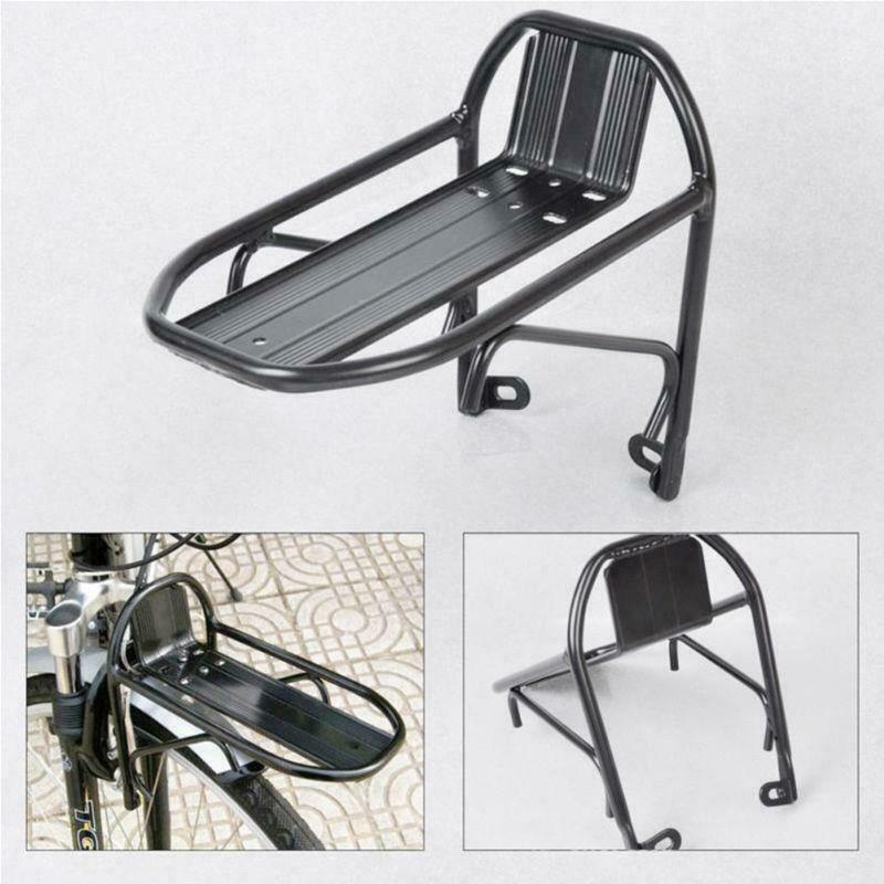 Bicycle Front Rack Aluminum Alloy Bike Luggage Shelf Carrier Panniers Bracket