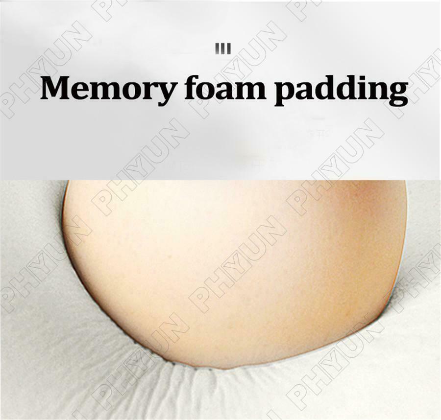 Black Car Armrest Box Mat Premium PU Leather Memory Foam Interior Accessories
