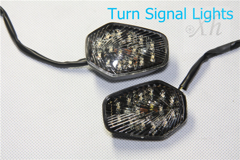 Clear LED Turn Signal lights for SUZUKI GSXR 600 750 1000 2001 2002 2003 2004
