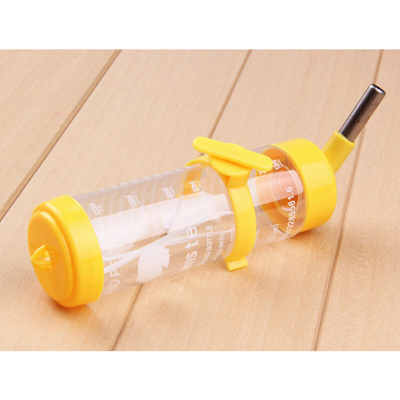 Hamsters Water Bottle Holder Dispenser Base Hut Small Animal Hideout Comb B Tt