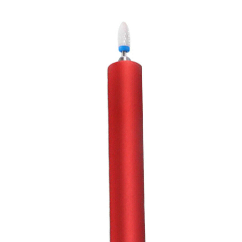 Lightweight Nail Drill Pen Silent Manicure Buffing Polisher Grinder Red