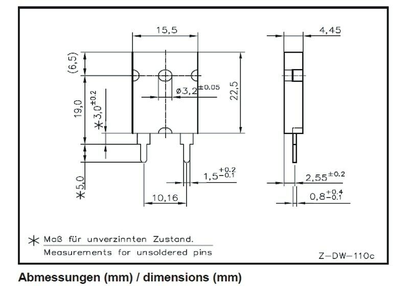 [4pcs] PBH-15R0-1 15 Ohm 1% 50ppm 3W TO247