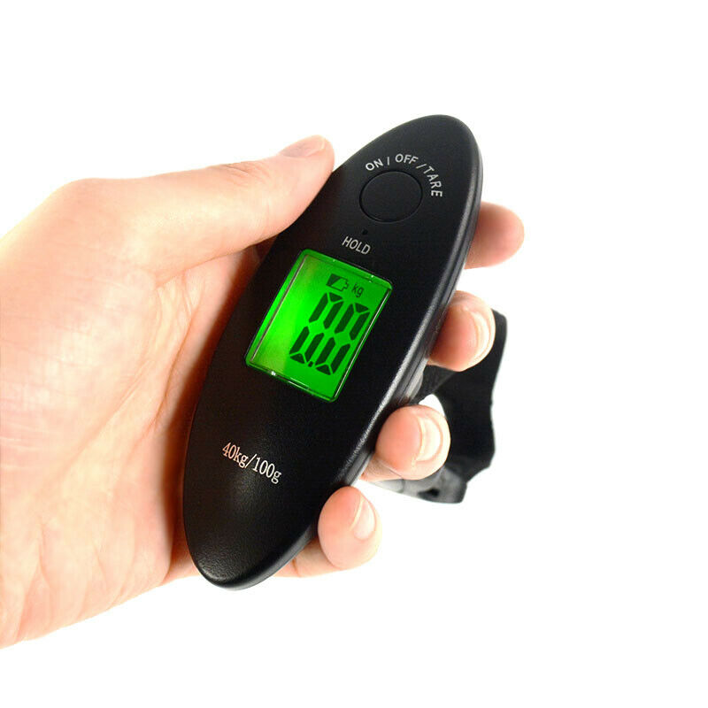 40kg/100g Digital Travel Portable Handheld Weighing Luggage Suitcase Bag Scales