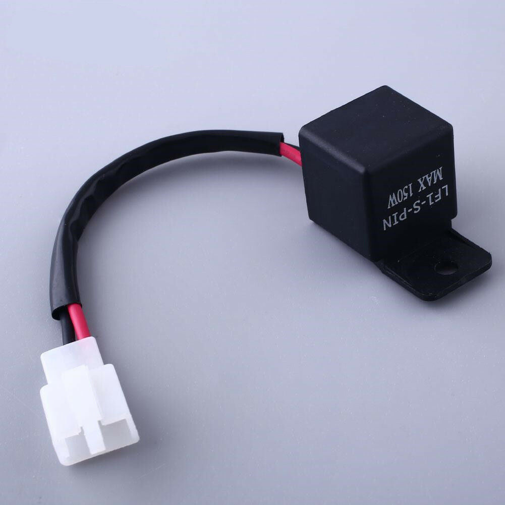Electronic LED Flasher Blinker Relay 2 Pin Motorcycle Turn Signal Light Flasher
