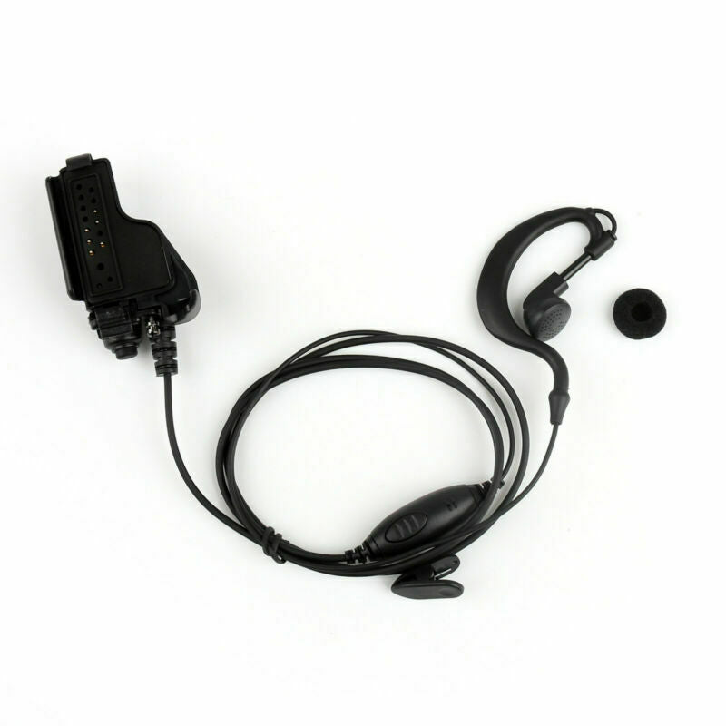 1xG-Shape Ear Hook Earpiece Headset PTT MIC Fr  XTS5000 MTX838 GP1200 UA