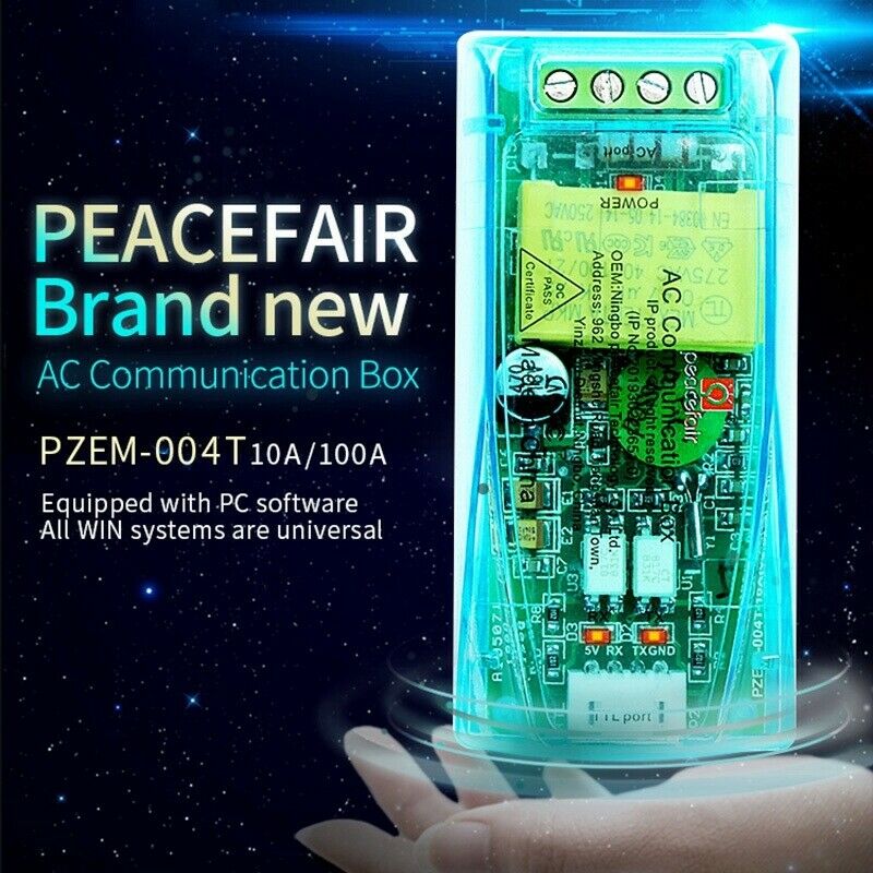 Peacefair PZEM-004T 3.0 Version TTL Modbus-RTU Power Meter Kwh Meter AC SingleX5