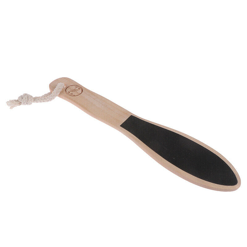 1X Sandpaper Foot File Callus Dead Skin Remover Pedicure Wooden Pedicure JDD