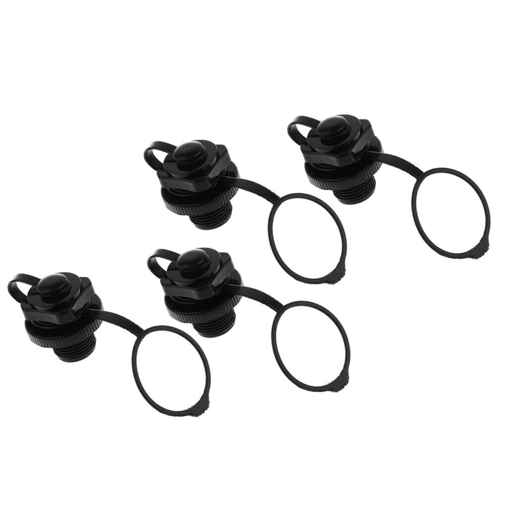 4Pcs Boston Valve Screw Air Valves   for Inflatable Boat Kayak Airbed Raft