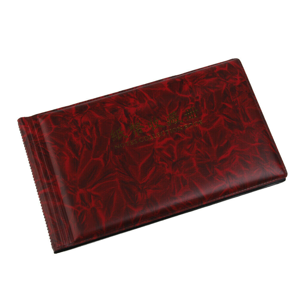 Banknotes Collection Album Protection Storage Book Single Display Pocket