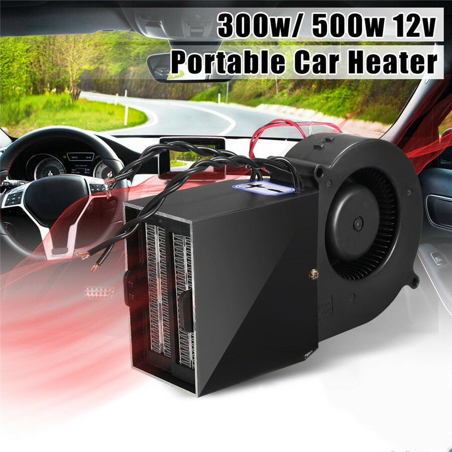12V 300W 500W Auto Car Adjustable Electrical Heating Heater Fan Window Defroster