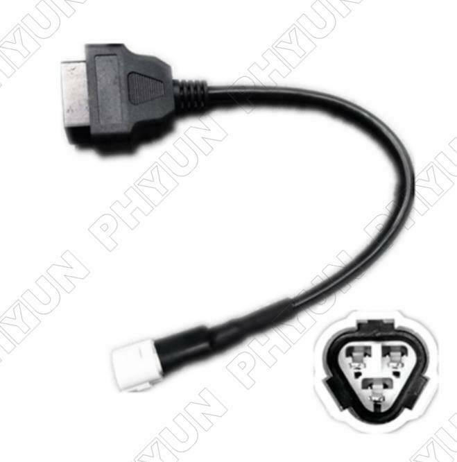 For Yamaha X-MAX N-MAX MT-125 3Pin to OBD2 Diagnostic Adapter Code Scanner Cable