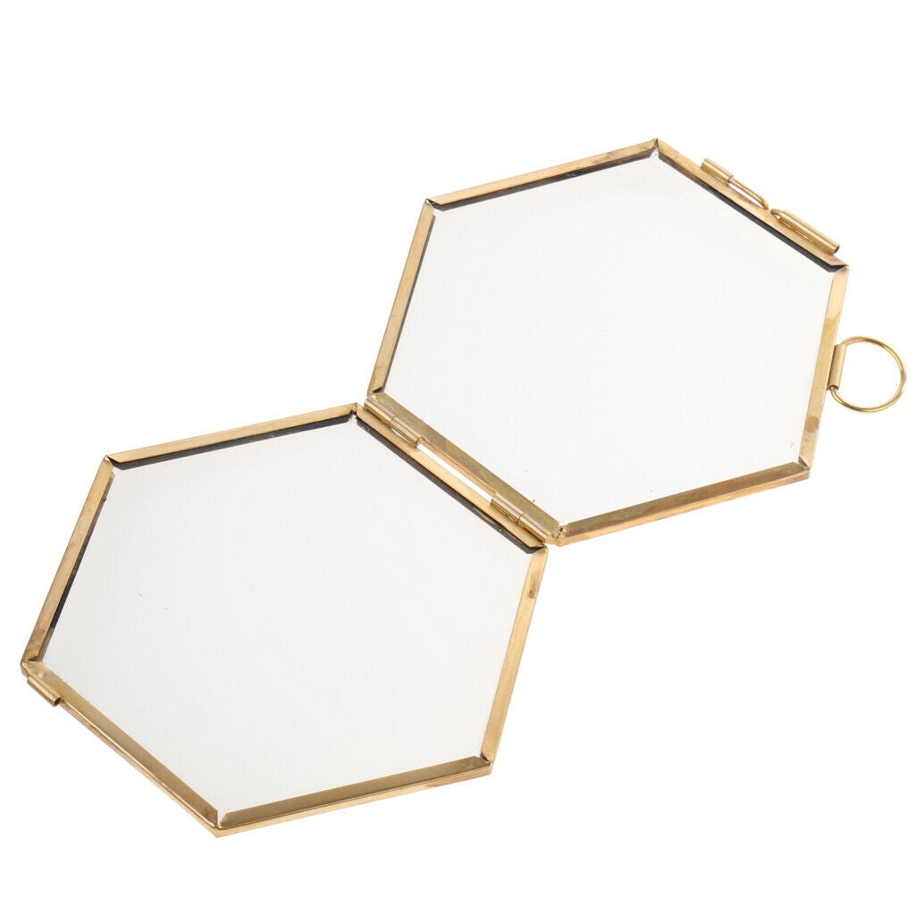 4PC Modern Hanging Photo Frame Metal & Glass Picture Frame Wedding Favor