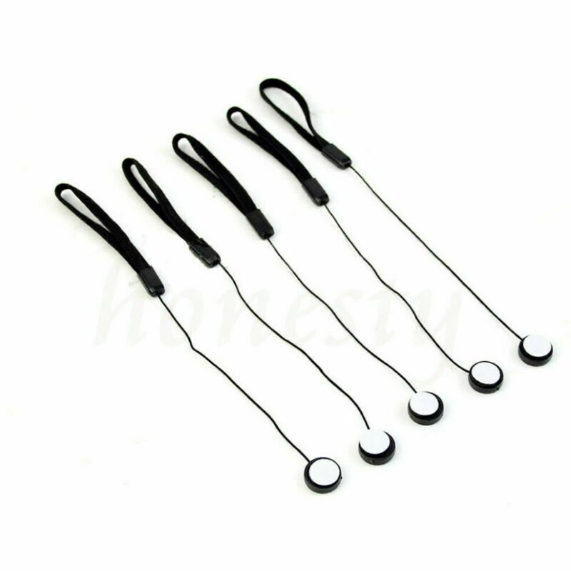 5Pcs Camera Lens Cover Cap Keeper Holder Strap Lanyard Rope Anti-lost String
