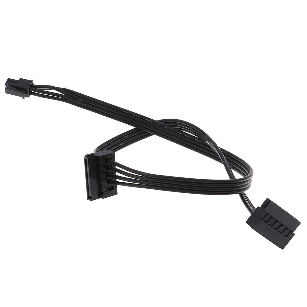 1Pc 45CM mini 4 Pin to 2 Sata SSD power supply cable for lenovo M410 M610 M4BDA