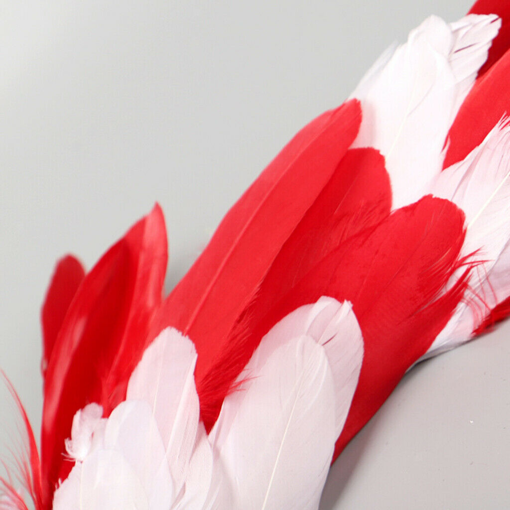American Flag Wreath Feathers Garland Memorial Day Front Door Hanging Decor