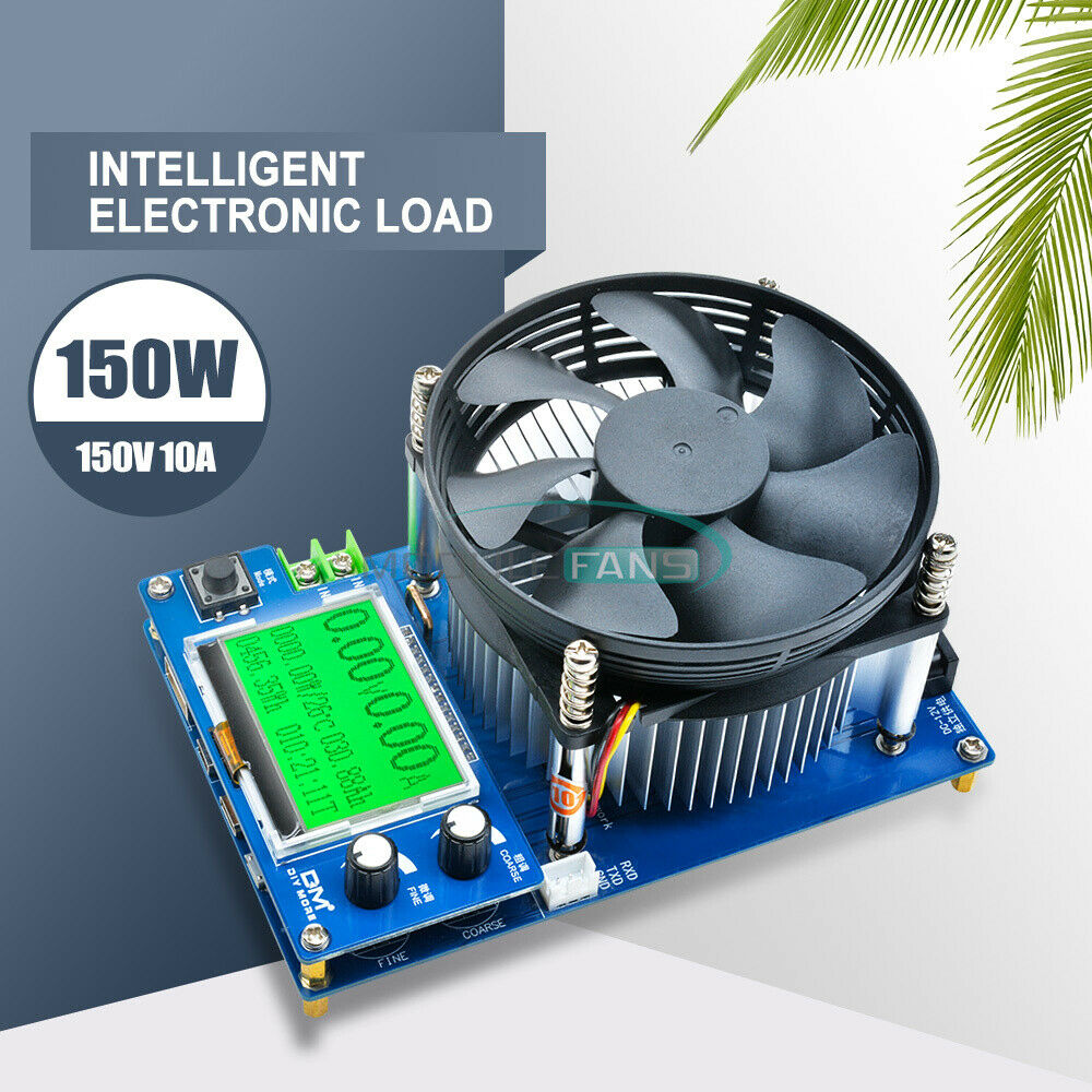 150W Intelligent Electronic Load Battery Discharge Tester Meter Detector 150V