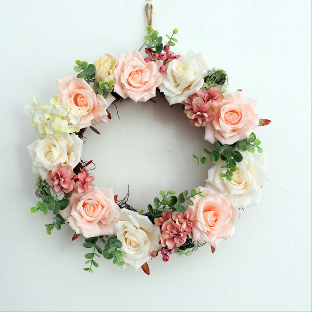 Artificial flowers wreath for home hotel restaurant etc. size: 37