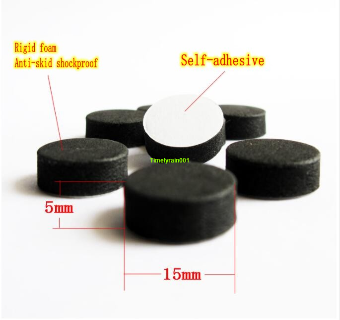 8pcs 5X15mm Anti-slip amplifier foam mat shockproof Speaker pad Audio Parts