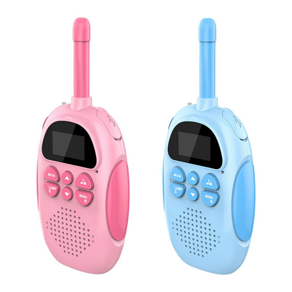 Portable Wireless Walkie Talkie Toys Children Long Range Electroni Pink (2PCS )