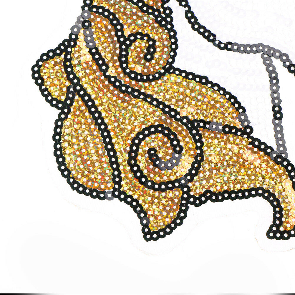 Sequins Patches on T-shirt Garment Sequined Applique Crafts lxJC.l8