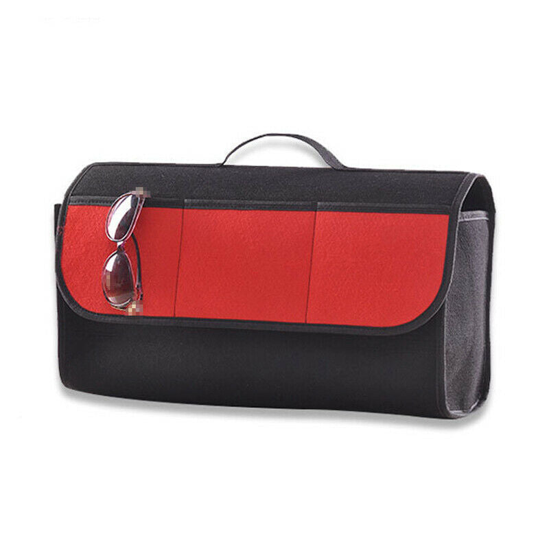1PCS Car Trunk Foldable Cargo Organizer Felt Storage Bag Box Case Large Capacity