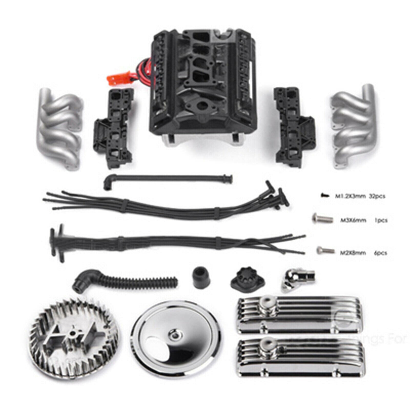 Simulate Engine Motor Cooling Fan F82 GRC V8 For TRX4 SCX10 RC4WD 1/10 RC Crawle