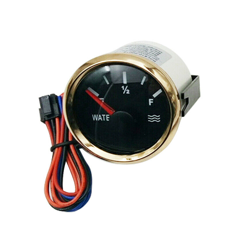 52MM Dia Water Tank Water Level Gauge Meter 240-33 for Marine Boat RV Car Trucks