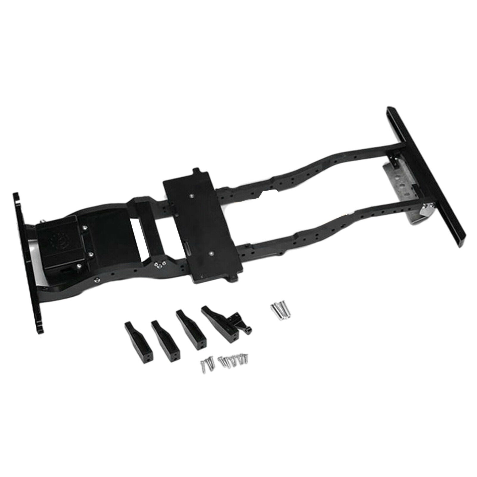 RC Crawler Aluminum Alloy Beam Car Frame for Axial SCX10 D90 1:10 Scale Vehicles