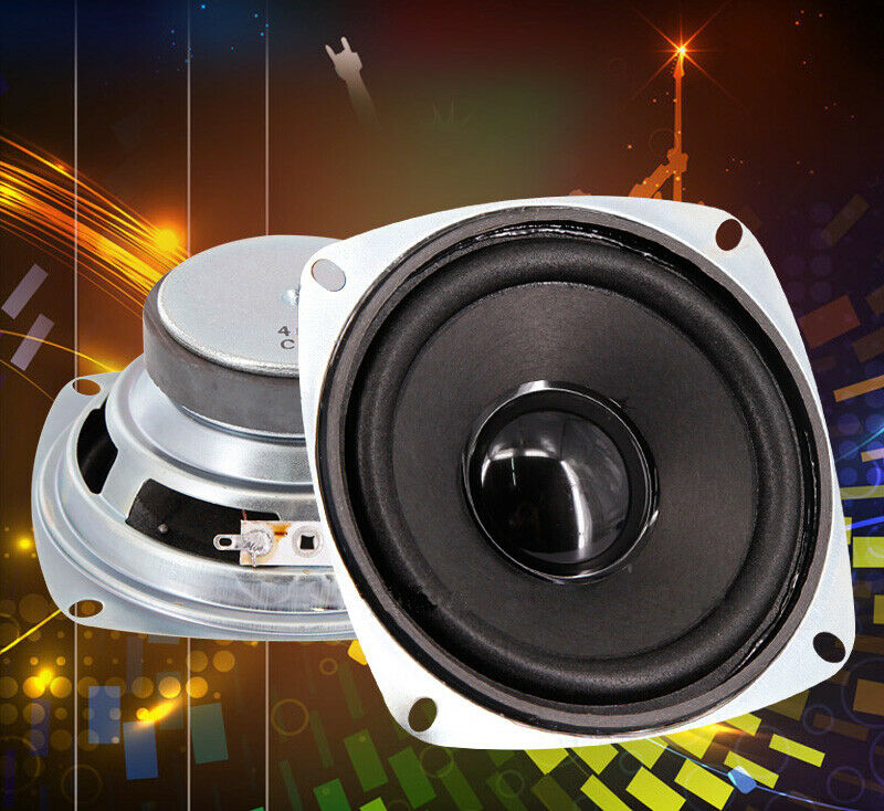 2pcs 4"inch 105mm 4ohm 4Ω 20W speaker Loudspeaker Home Audio Parts HiFi DIY