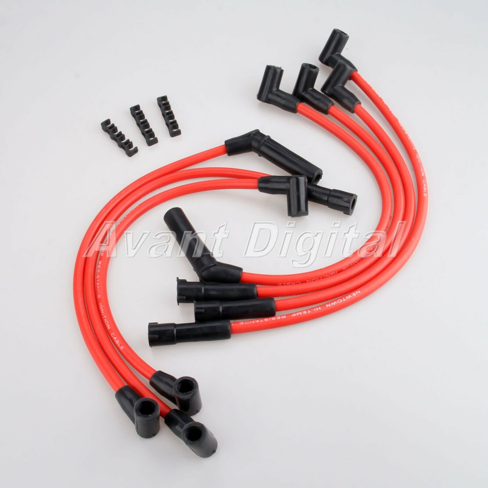 1 Set Spark Plug Wire Kit with Clips For Jeep Grand Cherokee Wrangler 1993-1998
