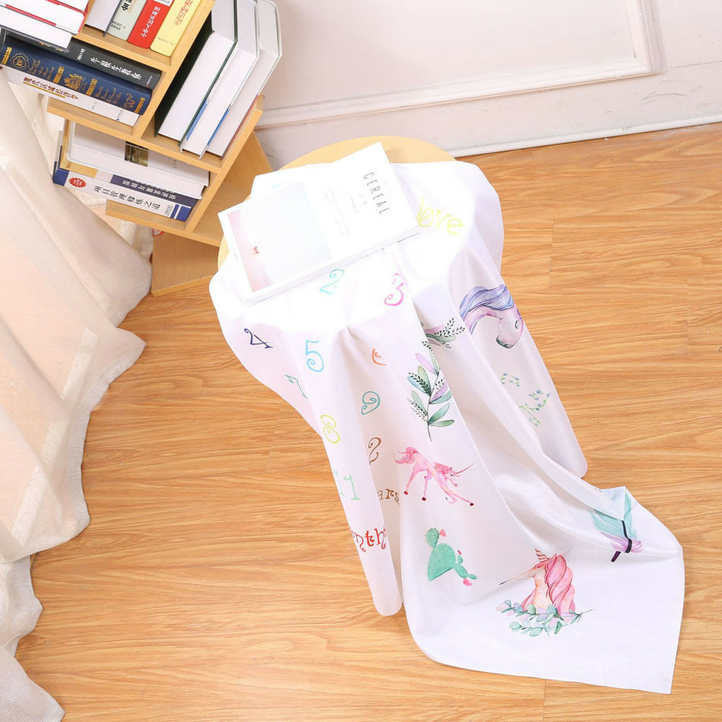 Infant Baby Milestone Blanket Photo Photography Prop Blankets Backdrop