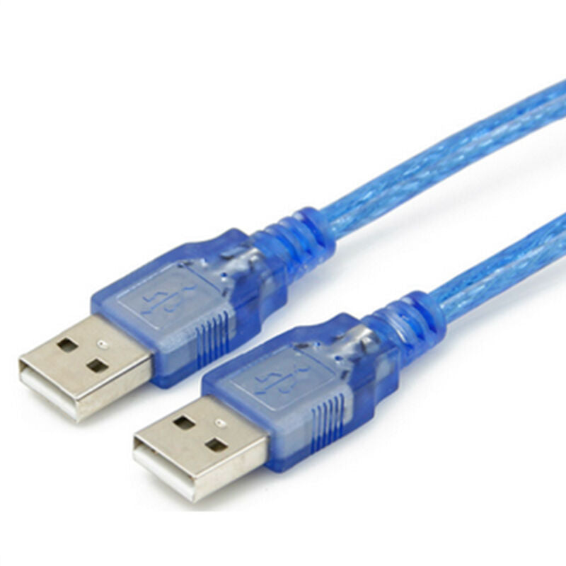 life time USB 2.0 A Male To Male Extension Connector Adapter Cable blue