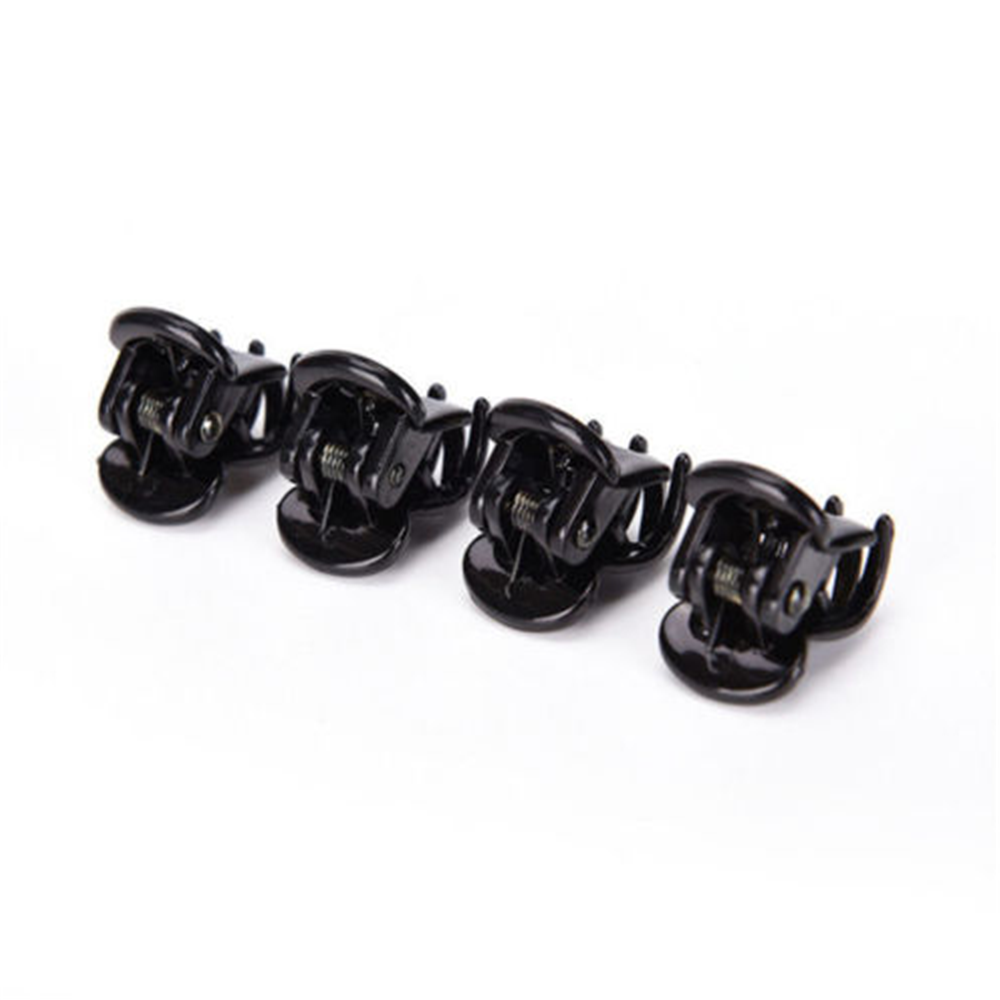 12PCS Lot Black Plastic Mini Hairpin 6 Claws Hair Clip Clamp for Ladies New