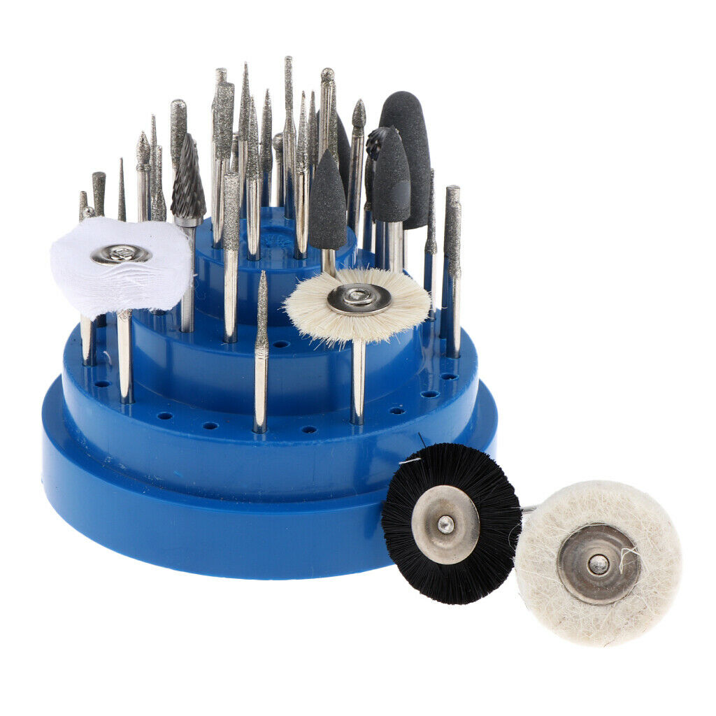 31Pcs Cuticle Clean Nail Drill Bits Set Carbide Nail Files Bit Grinding Head -