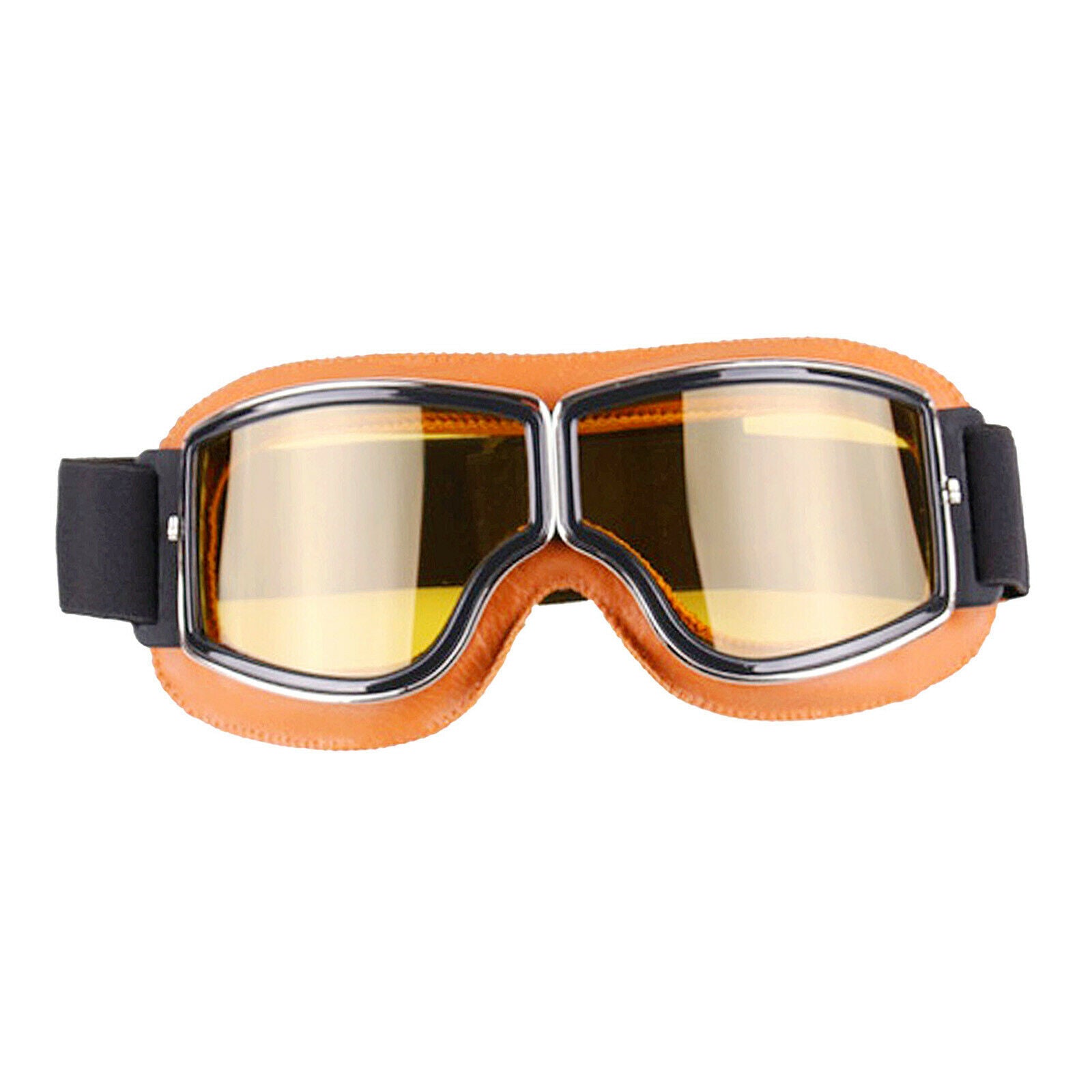 Snow Goggles Ski Snowboarding Wind Proof UV Protective Glasses Brown Frame
