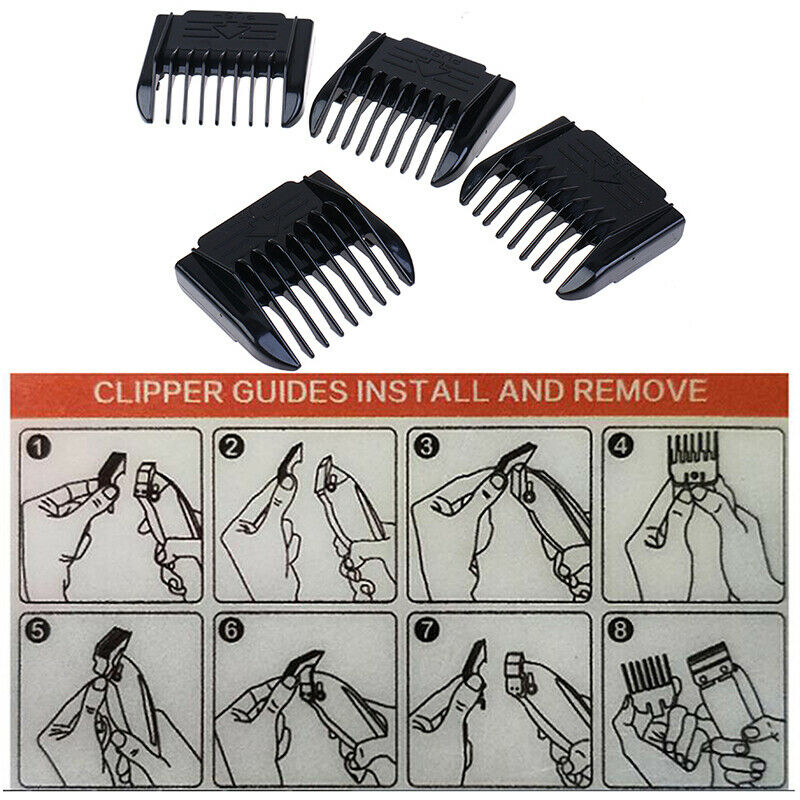 4 Pcs Guide Combs Hair Trimmer Clipper Limit Comb Cutting Guide Replaceme.l8