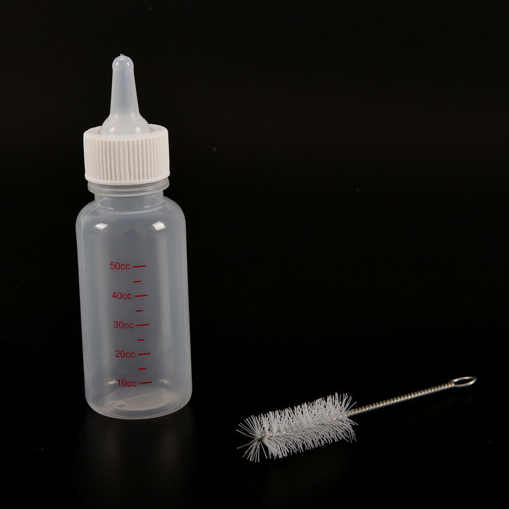 50Cc Pet Small Dog Puppy Cat Kitten Rabbit Care Milk-Nursing Feeding Bottle X_WF