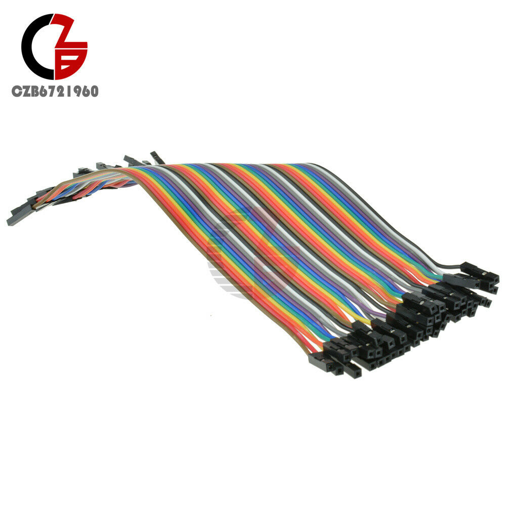 80PCS Dupont Wire Female to Female Connector Cableï¼Œ2.54mm 1P - 1P For Arduino