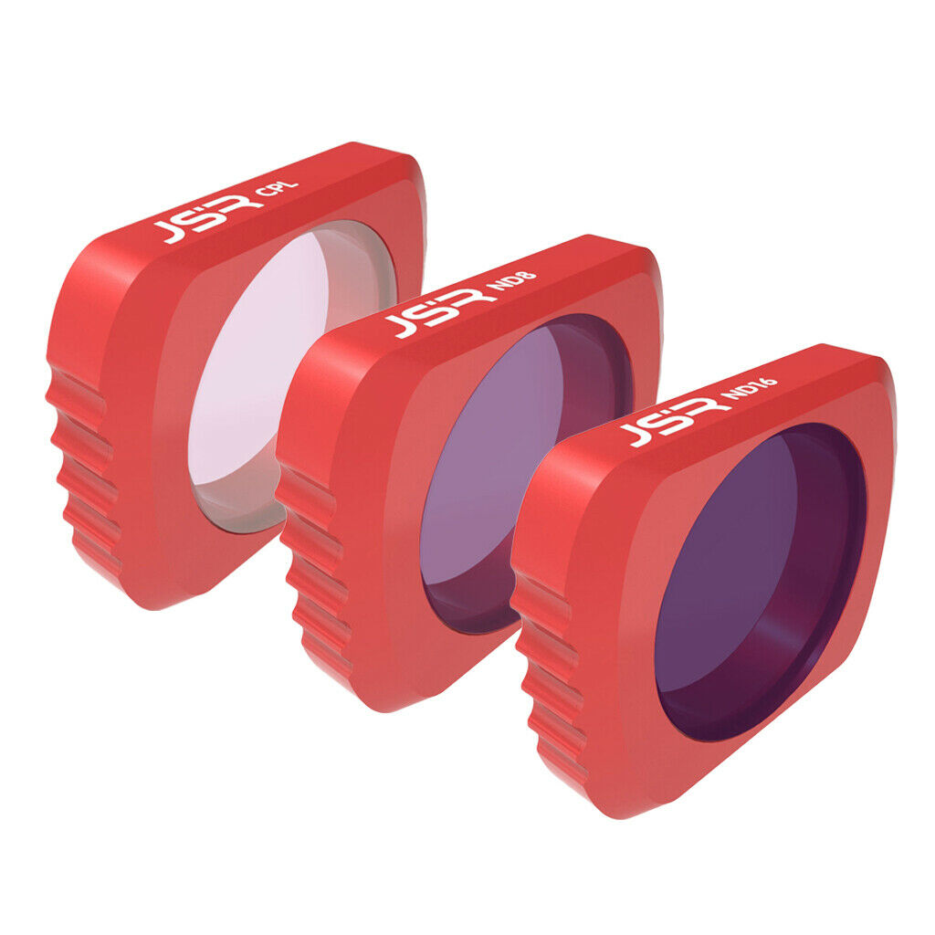 3 Pieces Nano Coated CPL/ND8/ND16 Lens Filter for DJI OSMO POCKET Gimbal Camera