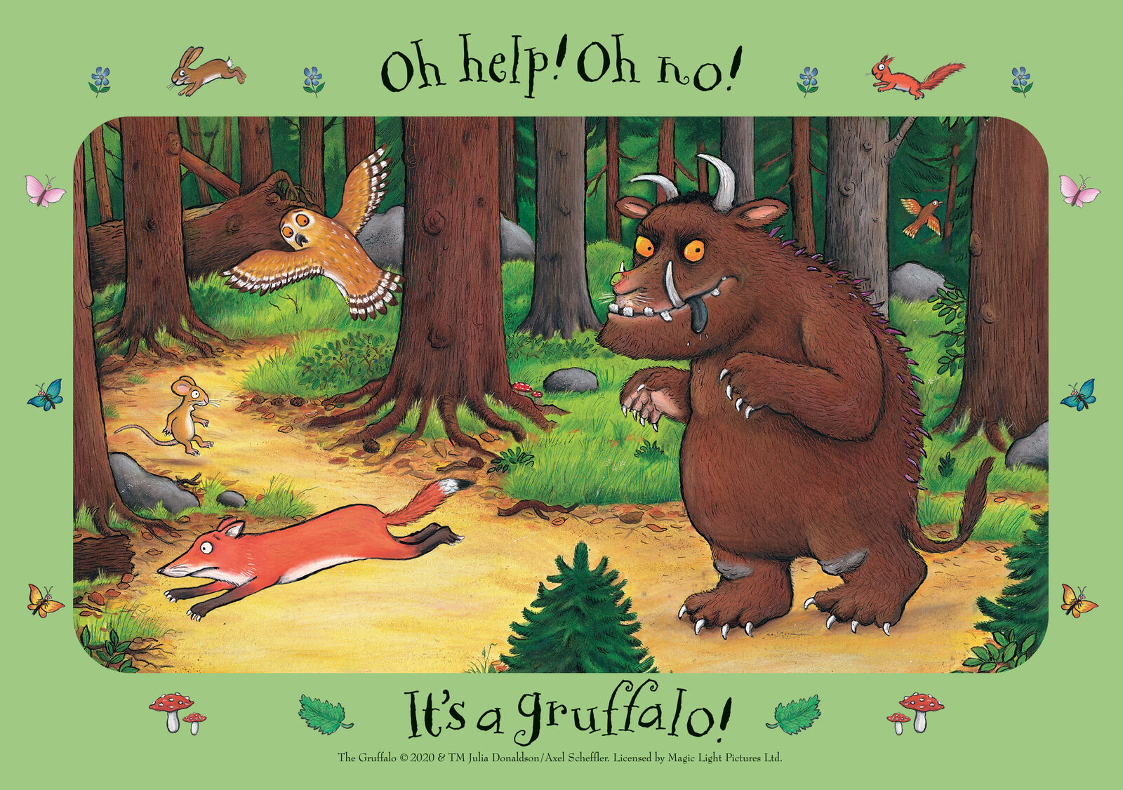 05110 Ravensburger Gruffalo & Julia Donaldson Stories 9x 2pc Chunky Puzzles 18m+