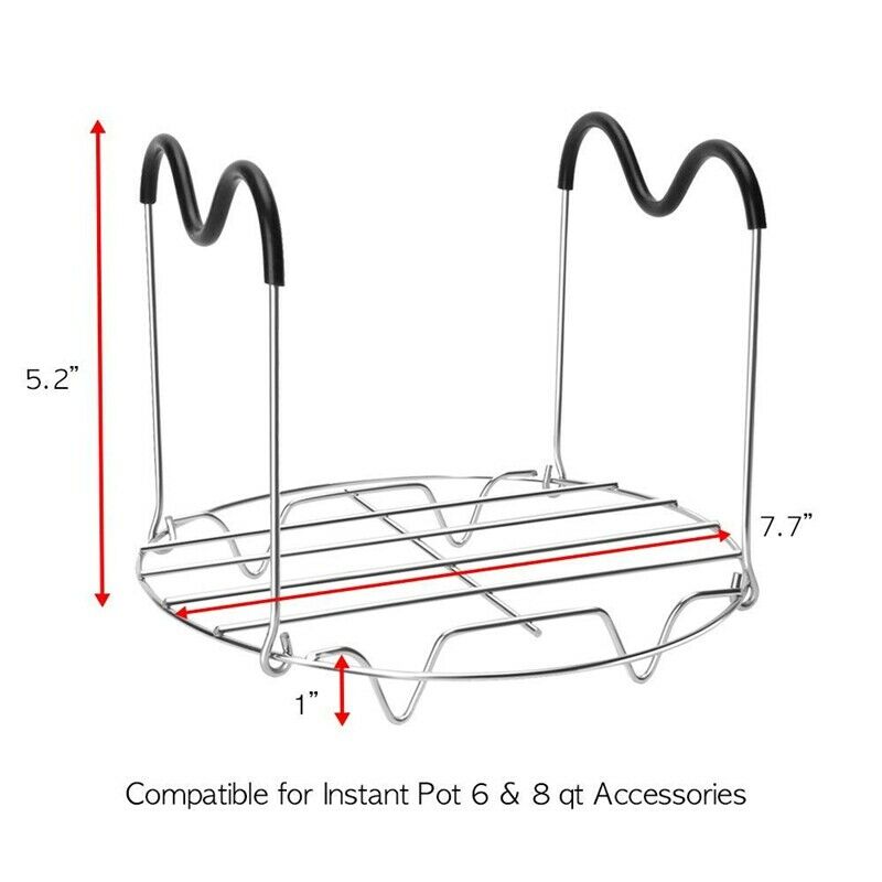 Steamer Stand With Silicone Handles Is Compatible With Ready-To-Eat Pot AccessI1