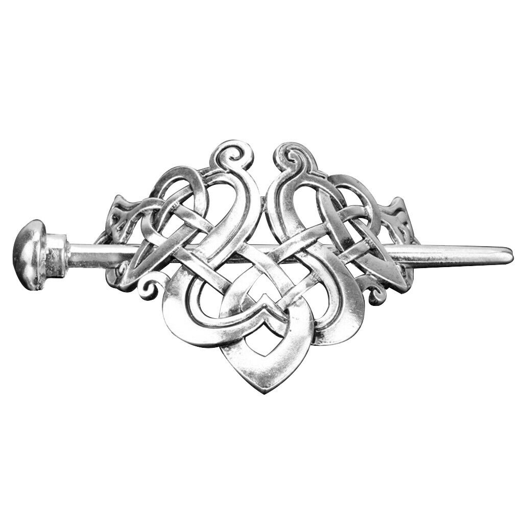 4x Retro Viking Hair Clip Dragon Long Hair Holder Hair Jewelry Accessories