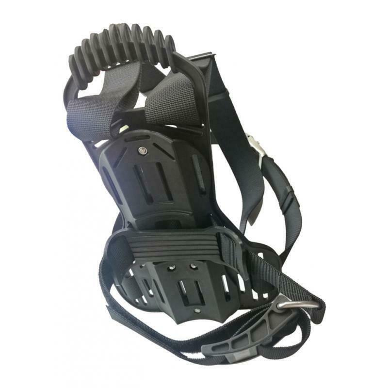 Premium Scuba Tank Backpack with Adjustable Straps for Snorkeling PP Black
