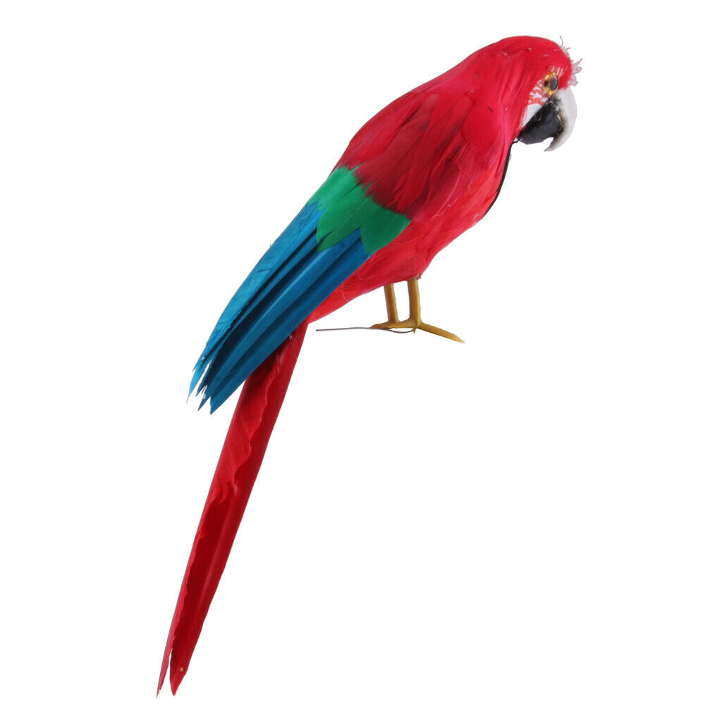 Nice Simulation Bird Ornament Parrot Statue Garden Art Ornament Lawn Decors