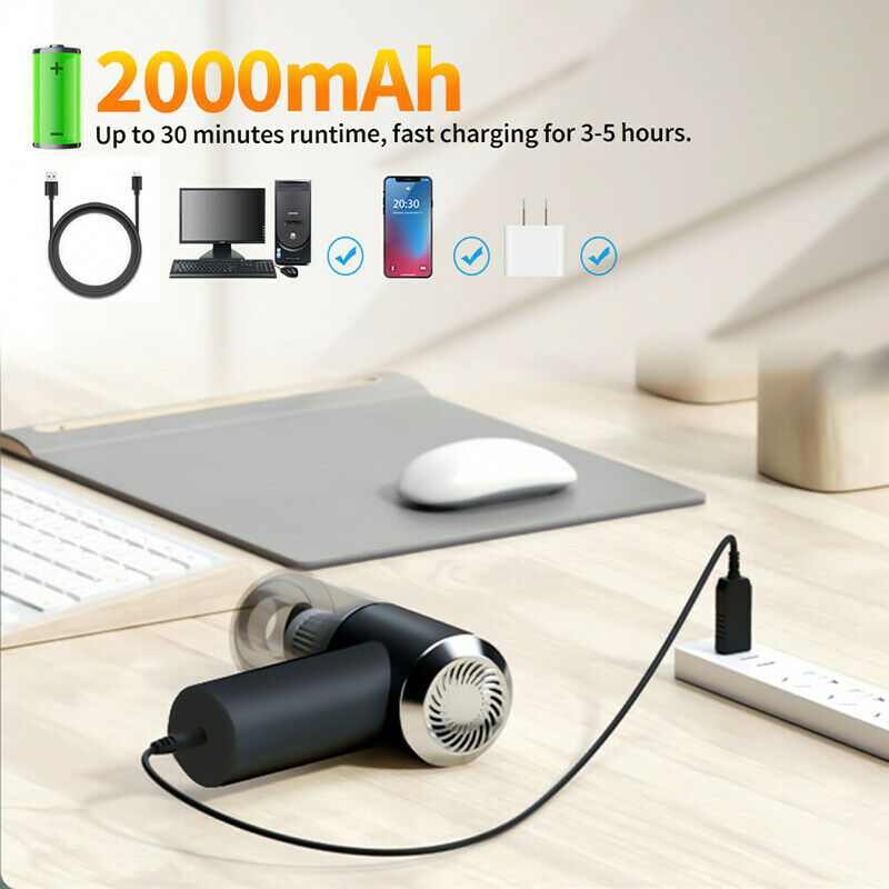 120W 5500Pa Cordless Handheld Vacuum Dust Cleaner Rechargeable Car Home Mini