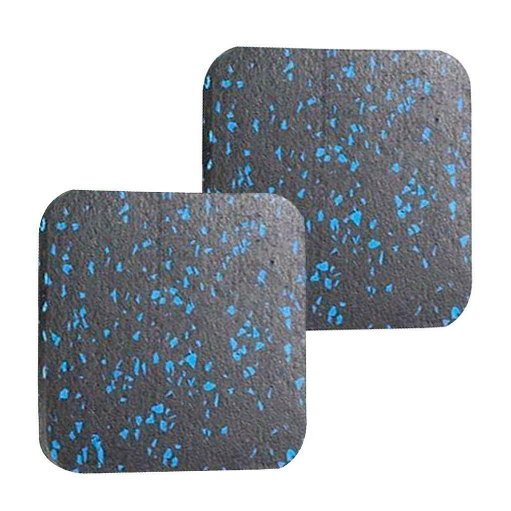 4Pcs Treadmill Shock Absorbing Mat Anti-Slip Waterproof Rubber Fitness Mat