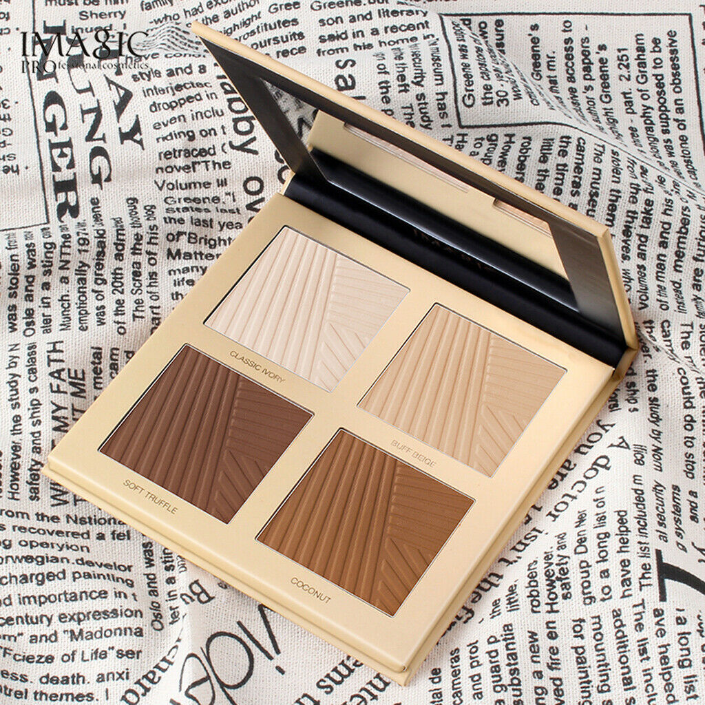 Makeup Silky Matte Bronzer Palette Long Lasting Face Contour Bronzing Powder
