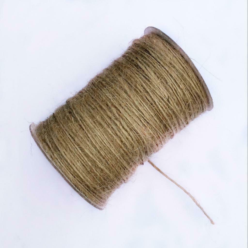 150 Meters, Natural Jute, 0.7mm, Canvas Thread, Thread Thread, Thread, Cord