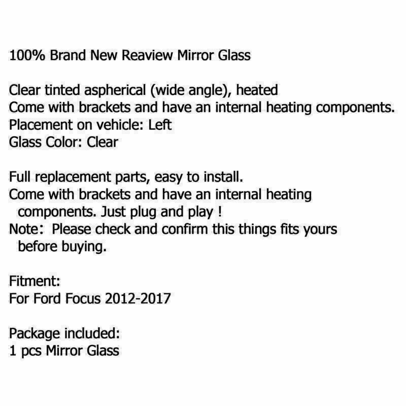 Left Side Heated Door Mirrors Glasses For Ford Focus 2012-2014 2013 2014 CN