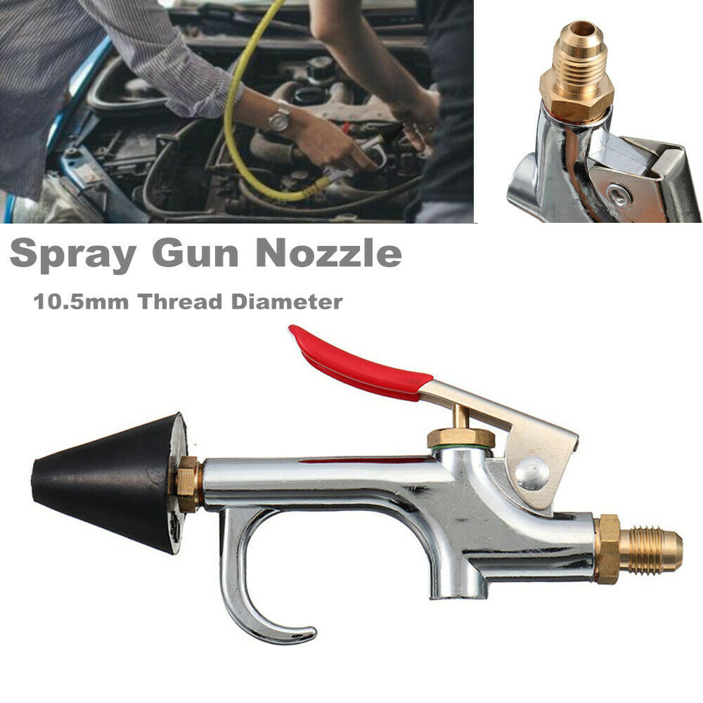 Spray Gun Nozzle Three-way Car Air Conditioner Flush Tool 10.5mm Thread Replace